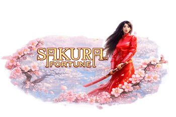 Sakura Fortune avtomat z japonsko tematiko in brezplačnimi vrtljaji s prevzemi